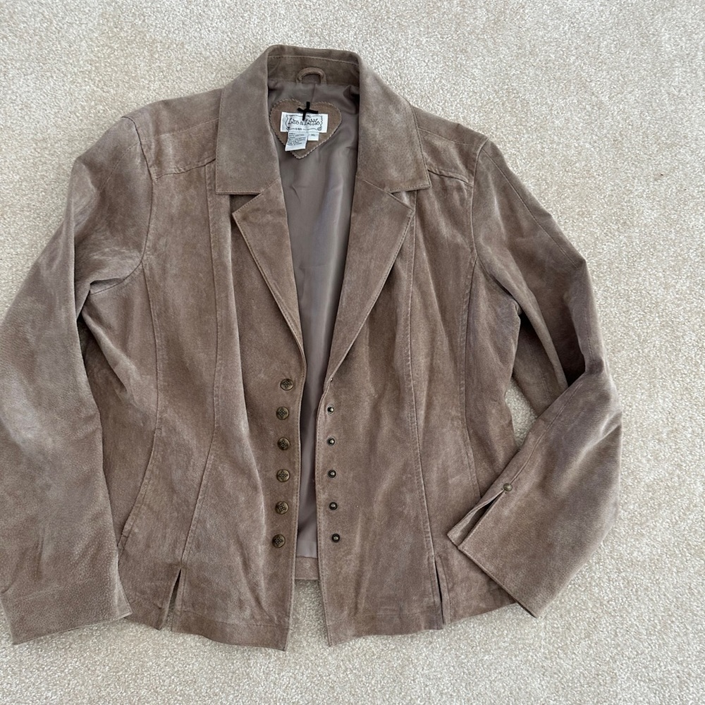 Vintage Leather Suede Jacket